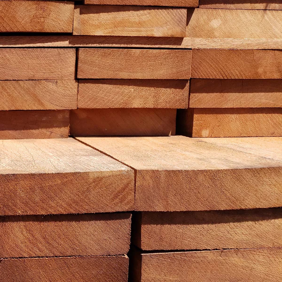 Dressed Lumber Square Edge Boards - Brazilian Apitong