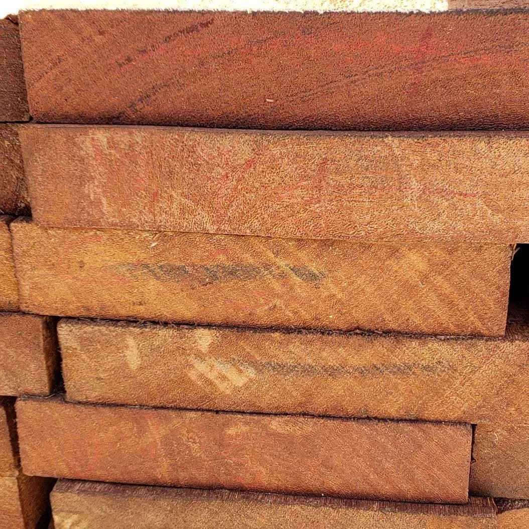 Brazilian Apitong, Angelim Pedra 6/4 x 8 Full Sawn  Std + Btr RGH