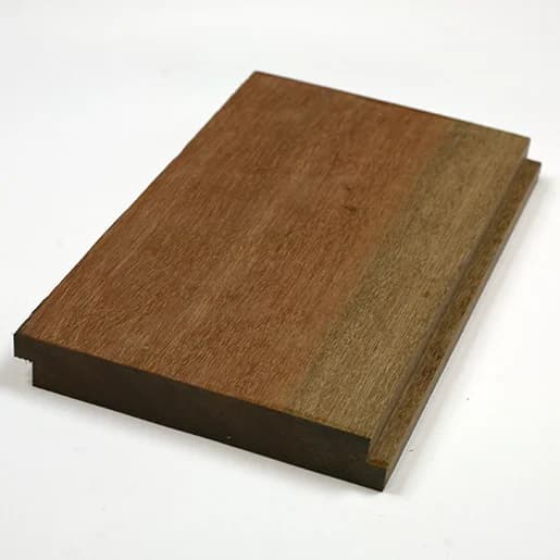 Apitong, Keruing 1-1/8" x 7-3/8" (7" face)  Std & Btr FJ Shiplap Flooring KD