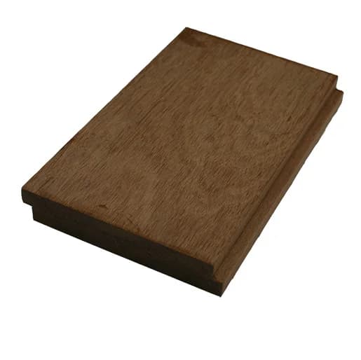 Apitong, Keruing 1-3/8" x 7-3/8" (7" face)  Std + Btr Shiplap Flooring KD