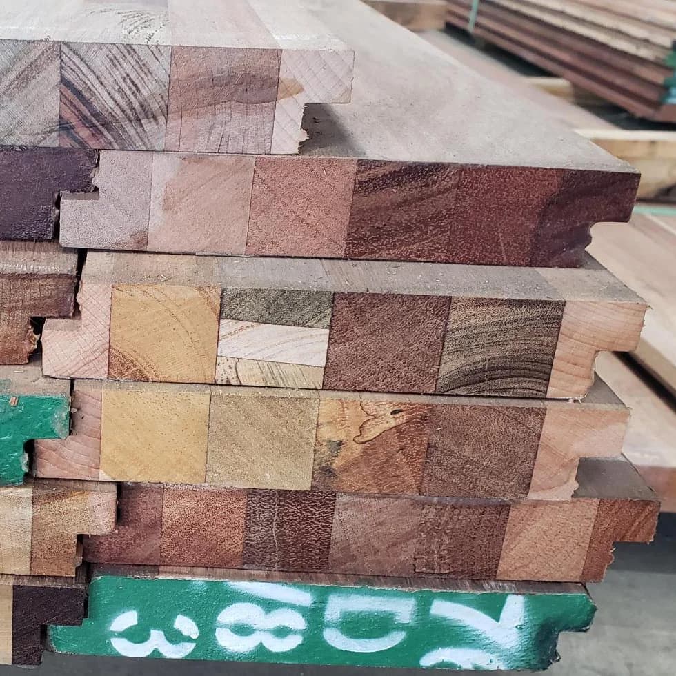 Mixed Hardwood 1-1/8" x 5-15/16" KB *** ON SALE *** Std + Btr Keyboard KD