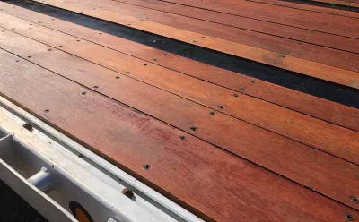 Apitong Shiplap With Apitong Oil Flatbed Trailer 2