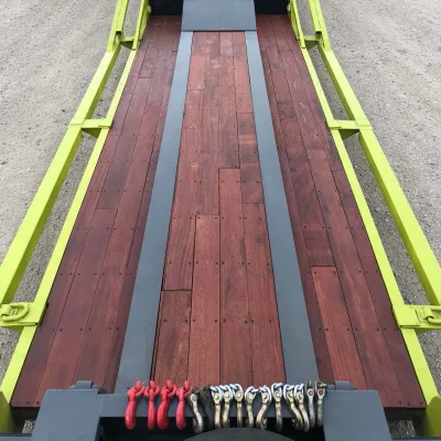 Angelim Pedra, Brazilian Apitong 1-3/8" x 7-3/8" (7" face) First Clear Shiplap Flooring